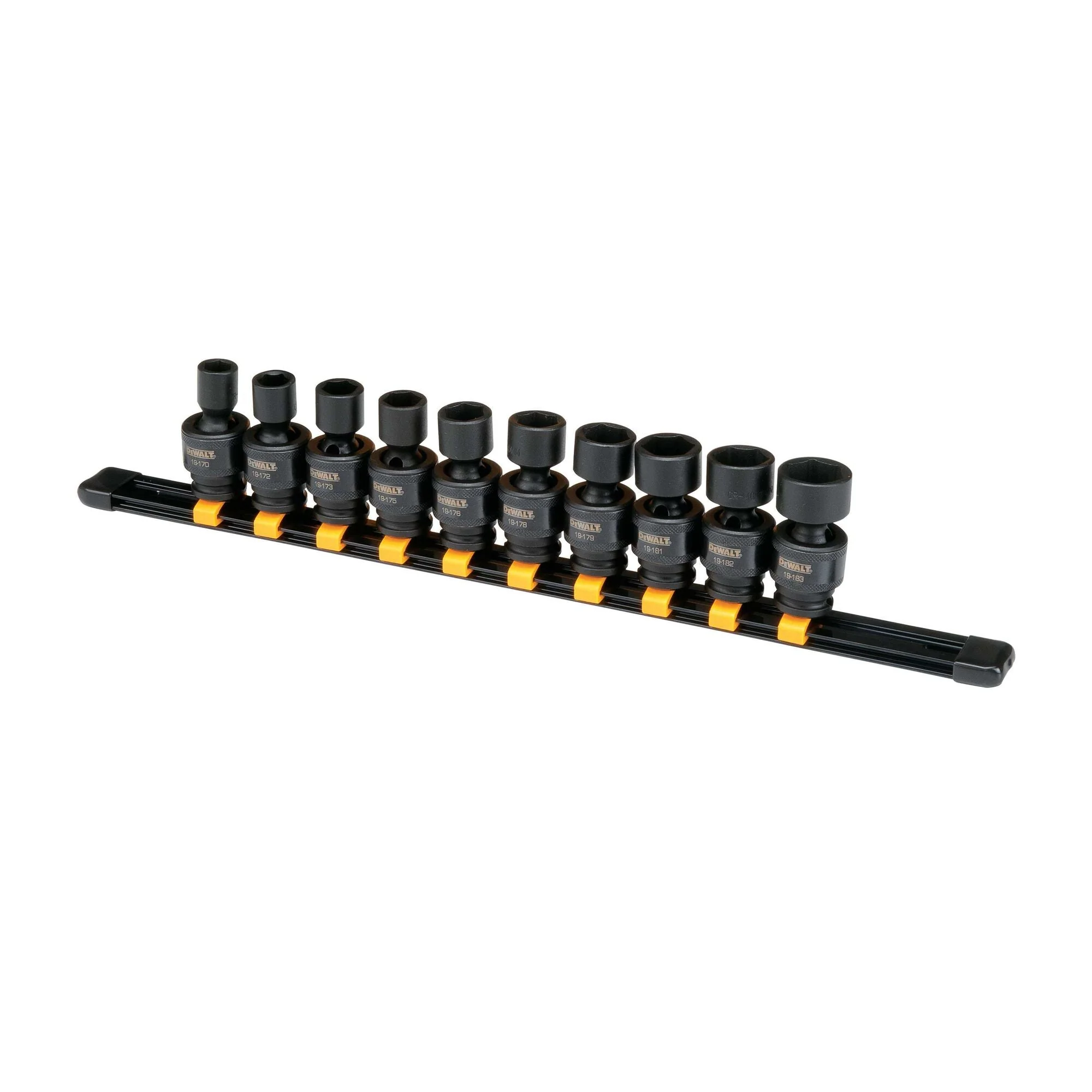 DEWALT Universal Impact Socket Set, 10-Piece 3/8" Drive Metric
