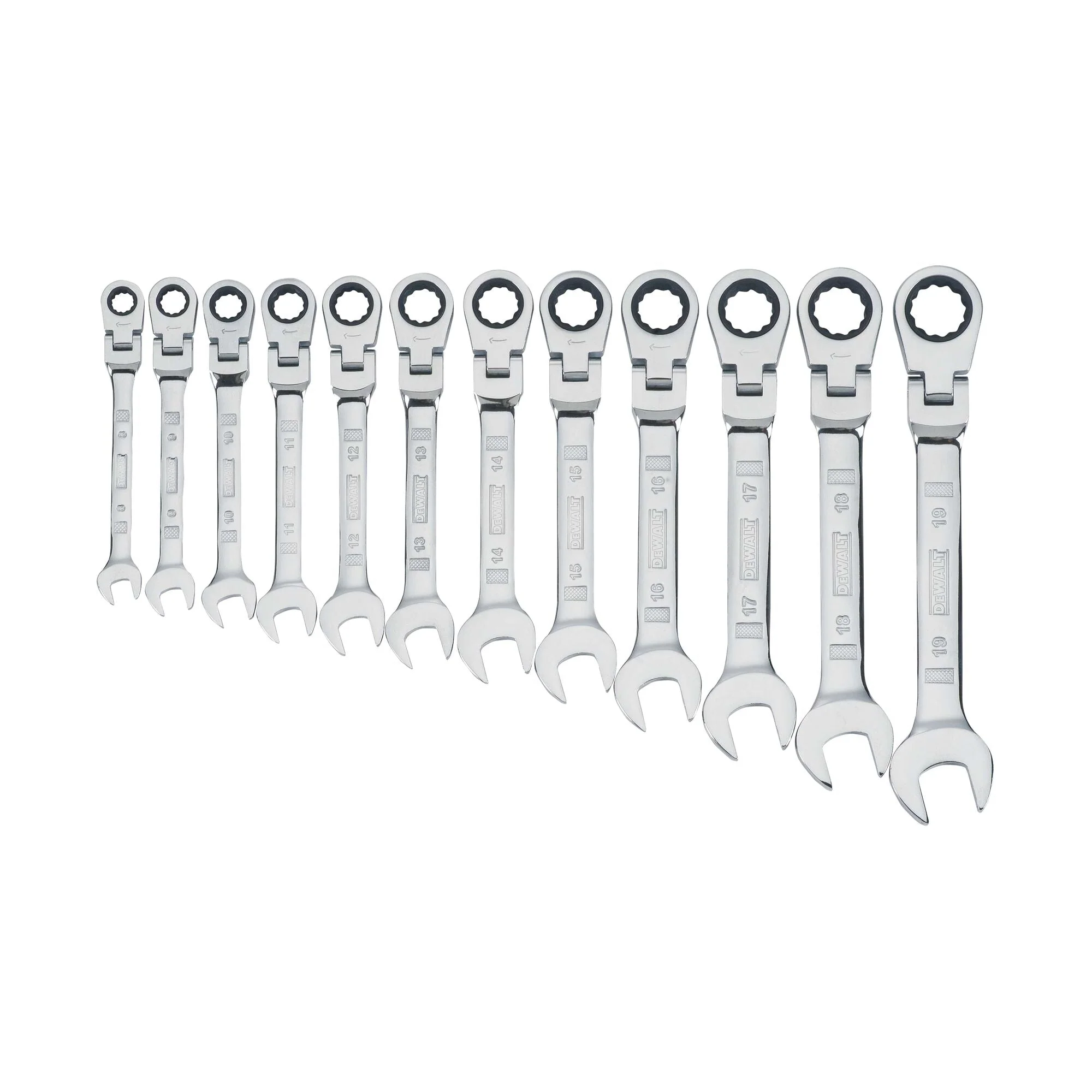 12 Piece Flex Head Ratcheing Metric Wrench Set