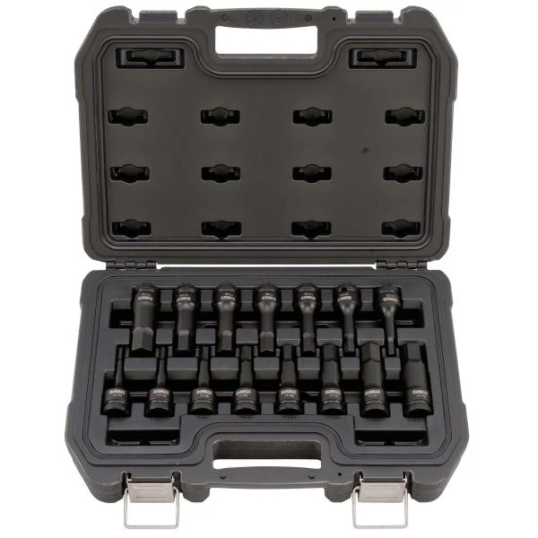 DEWALT 15 Piece 1/2 in Drive Combination Impact Hex Bit Socket Set