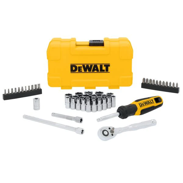 DEWALT 1/4" Drive 50 Pc Mechanics Tool Set