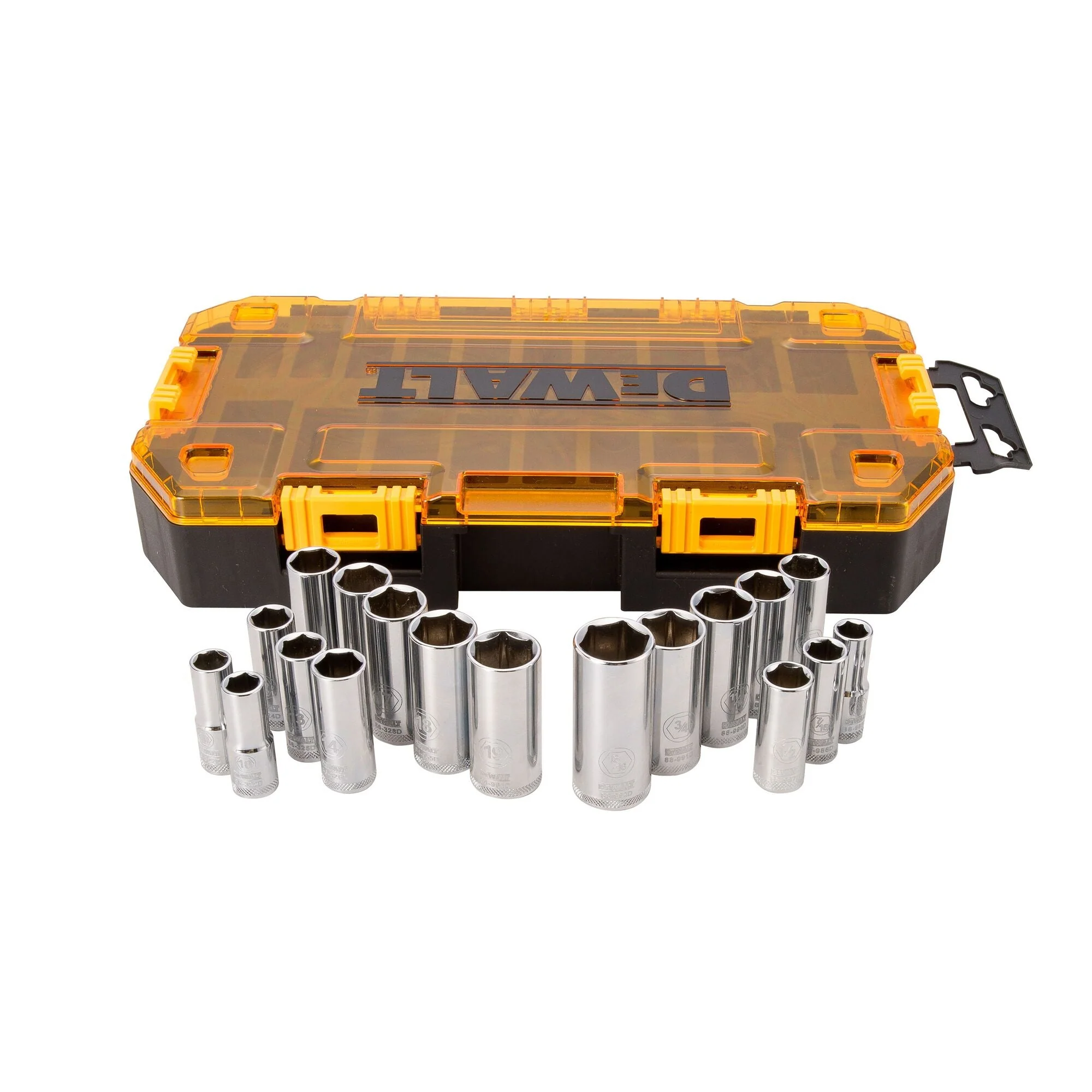 DEWALT Deep Socket Set, 20-Piece, 3/8" Drive Metric/SAE
