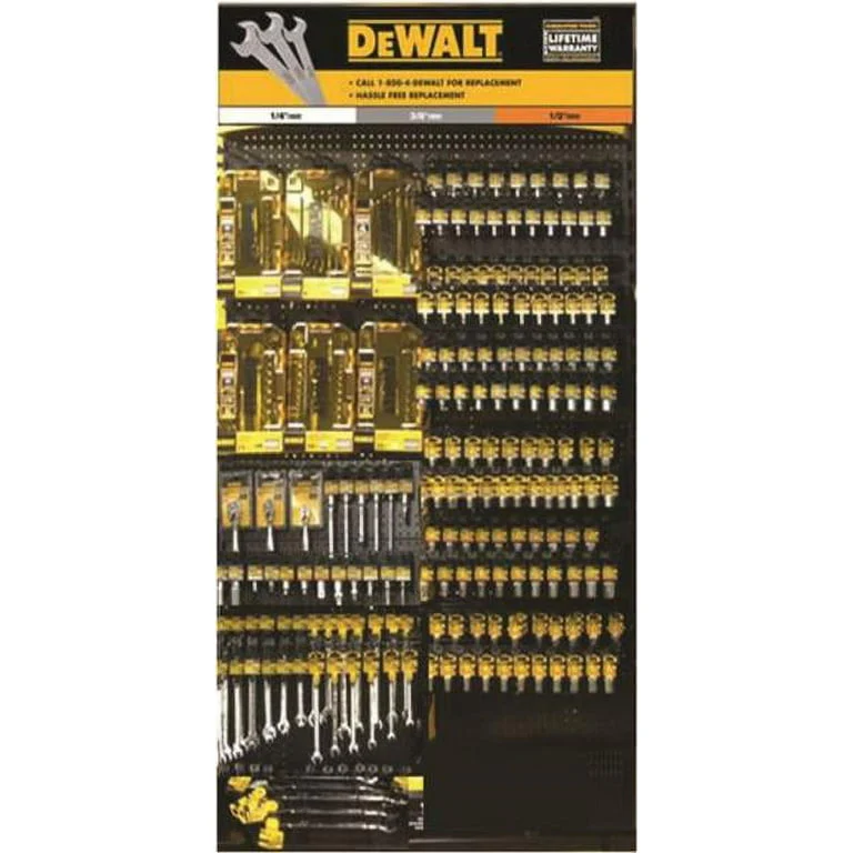 DEWALT Product Box 90Pc 3/8 Dr 12Pt Socket
