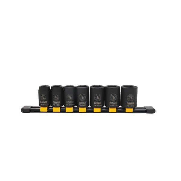DEWALT Impact Sockets SAE 7Pc
