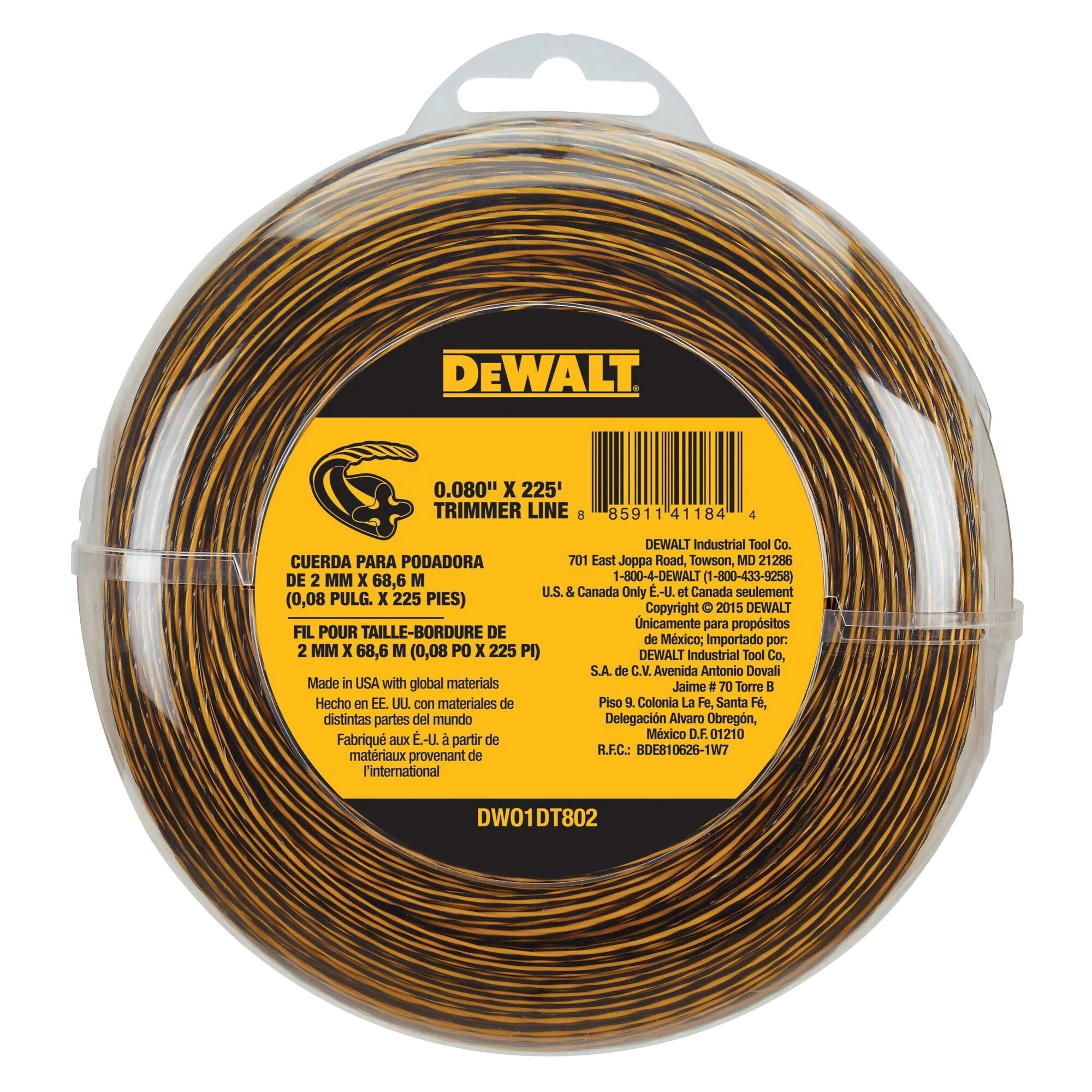 DEWALT 0.080 in x 225 ft Trimmer Line