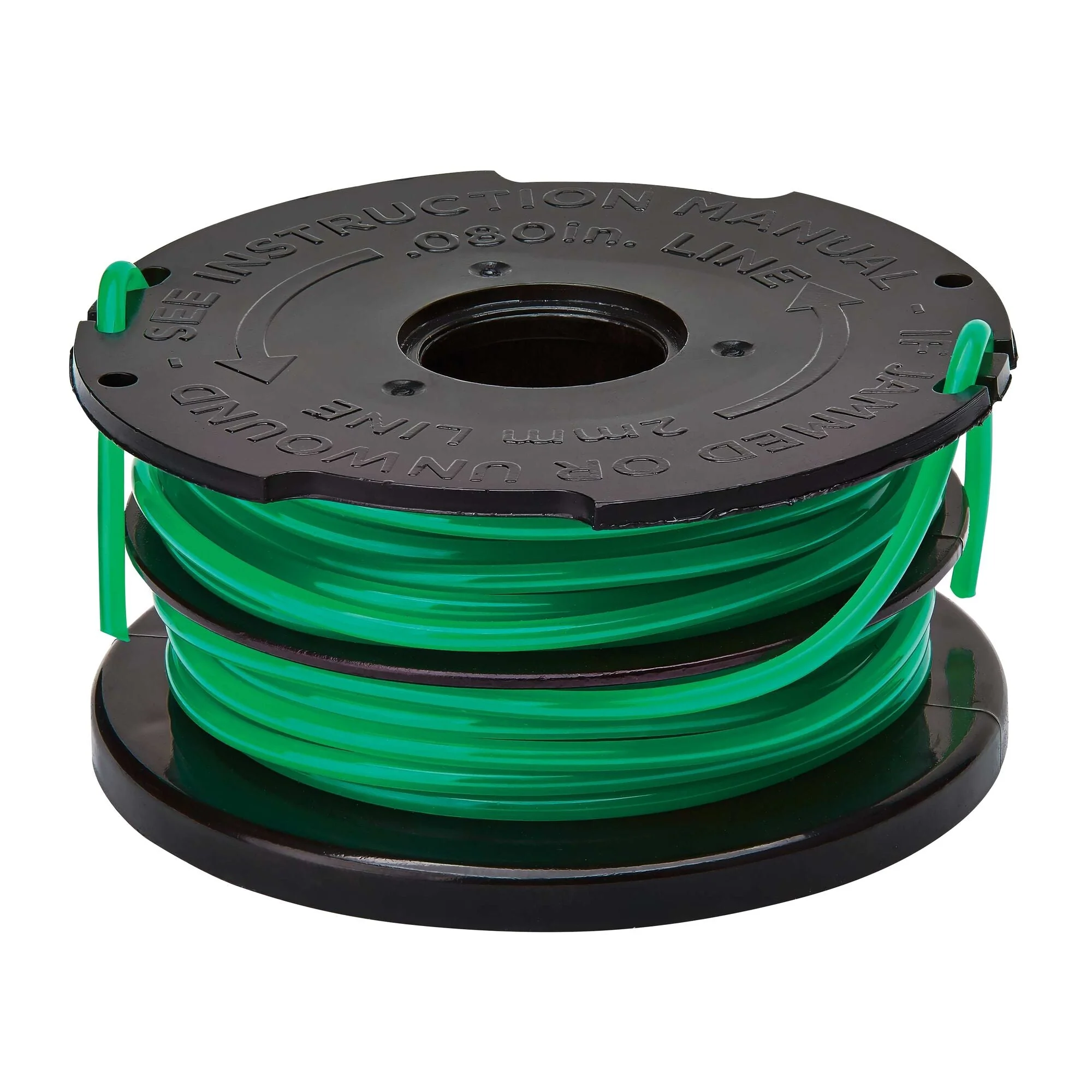 BLACK+DECKER Trimmer Line Replacement Spool, Easy feed, Dual-Line, .08-Inch