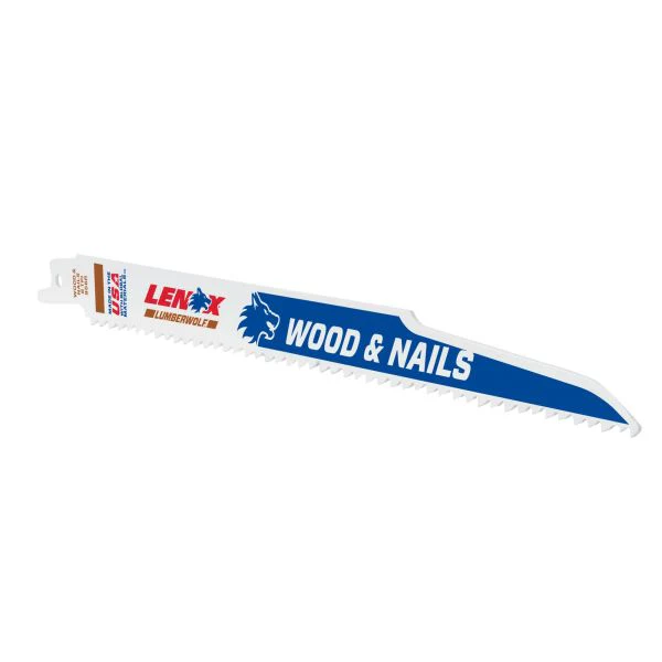 LENOX 9 In. Wood Bi-Metal Reciprocating Saw Blade With 6 Tpi (5 Pk)