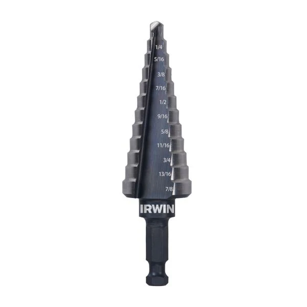 IRWIN Irw Unibit #4 Df 3/16-7/8" 12 Sz