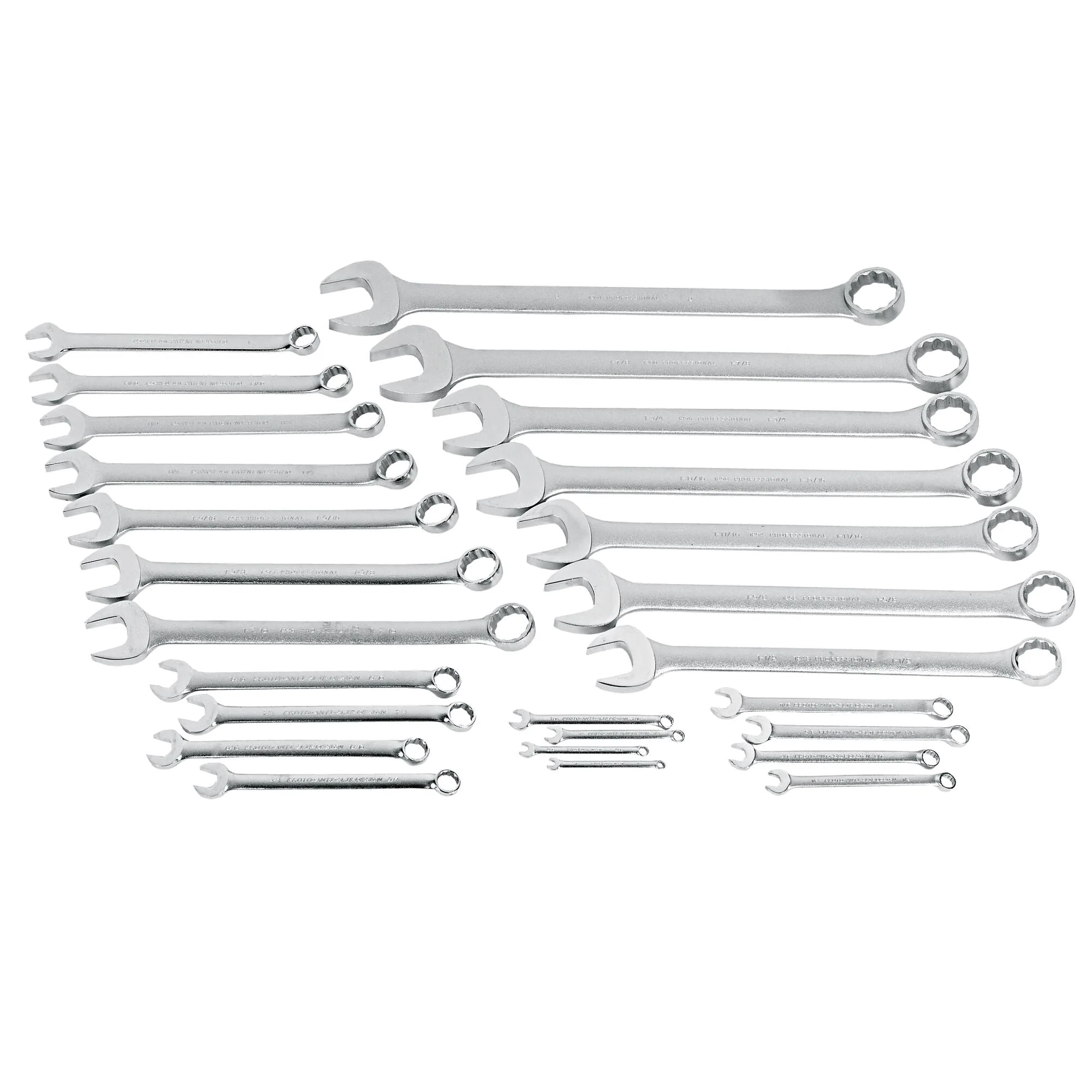 26 Pc 12 Point Satin Combination Asd Wrench Set