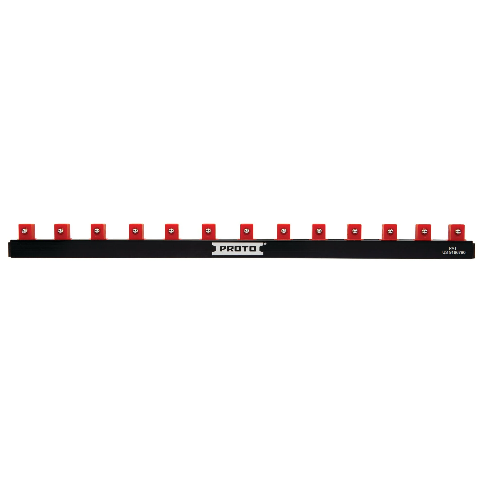 3/8" Drive 13 Piece Socket Rail - 13"