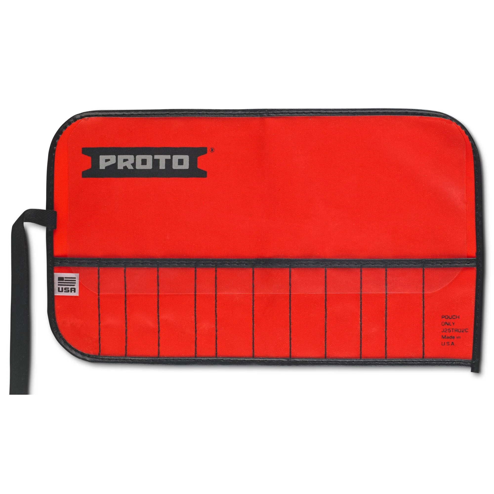 Proto® Red Canvas 12-Pocket Tool Roll
