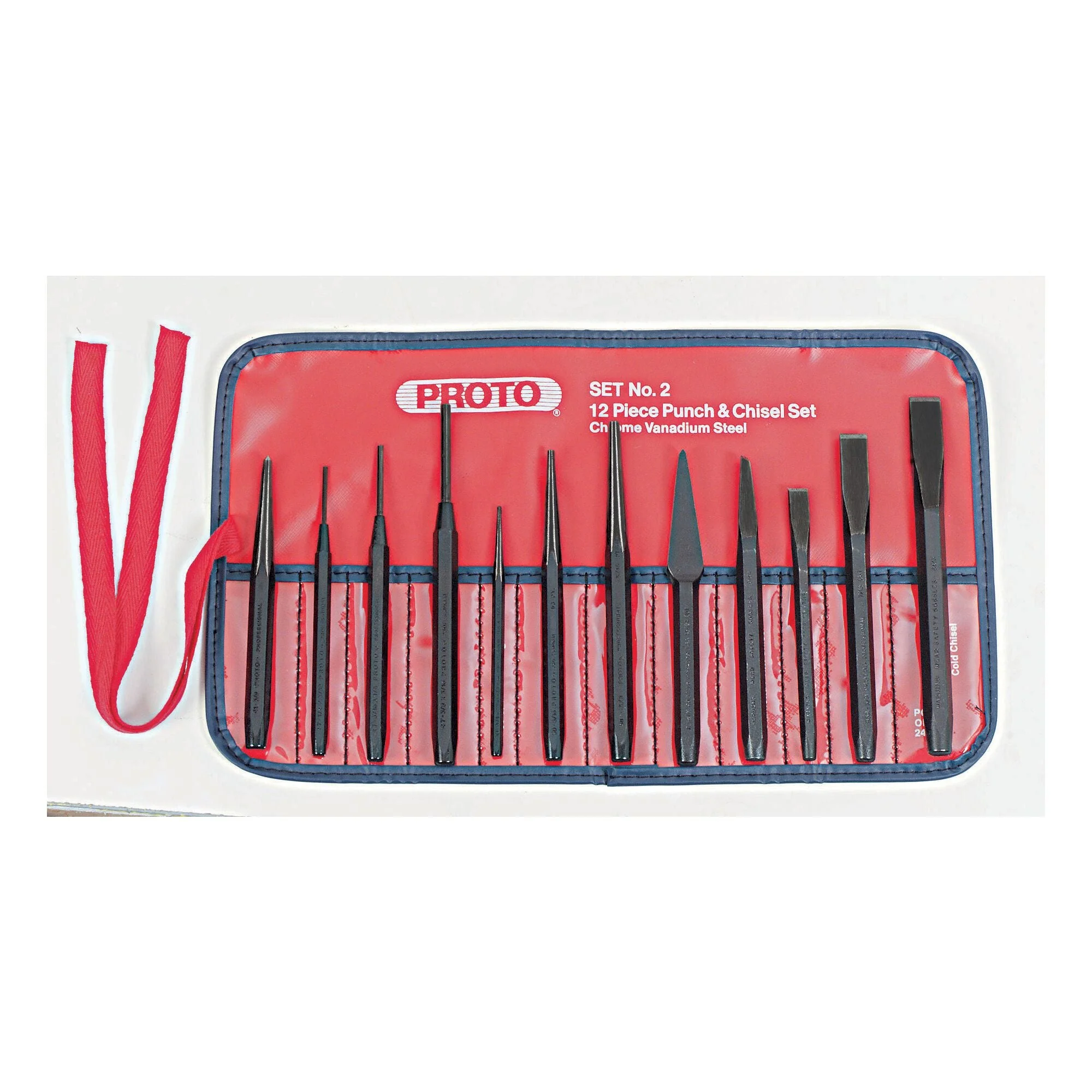 12 Pc Punch And Chisel Set