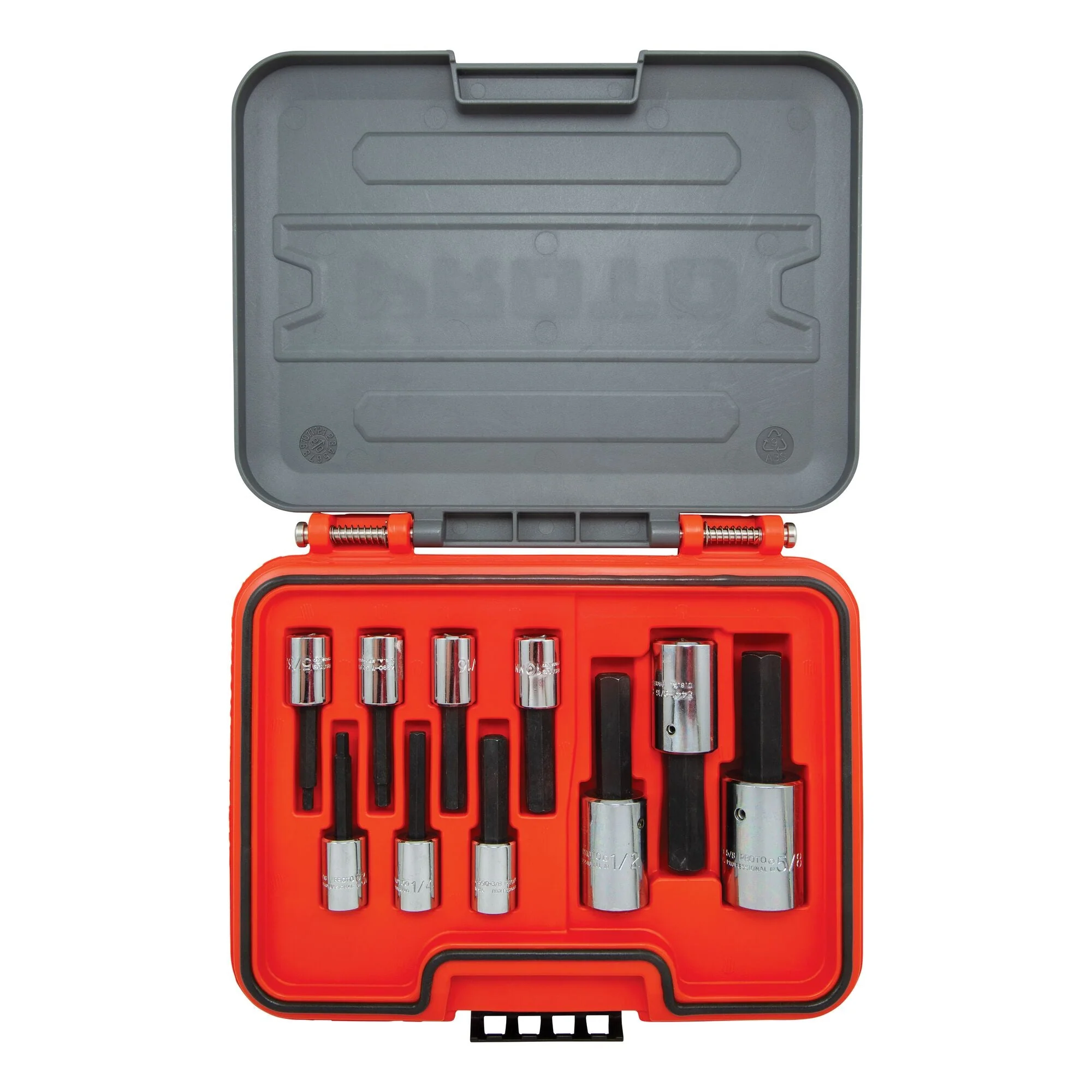 PROTO 3/8 & 1/2 Dr 10Pc SAE Hex