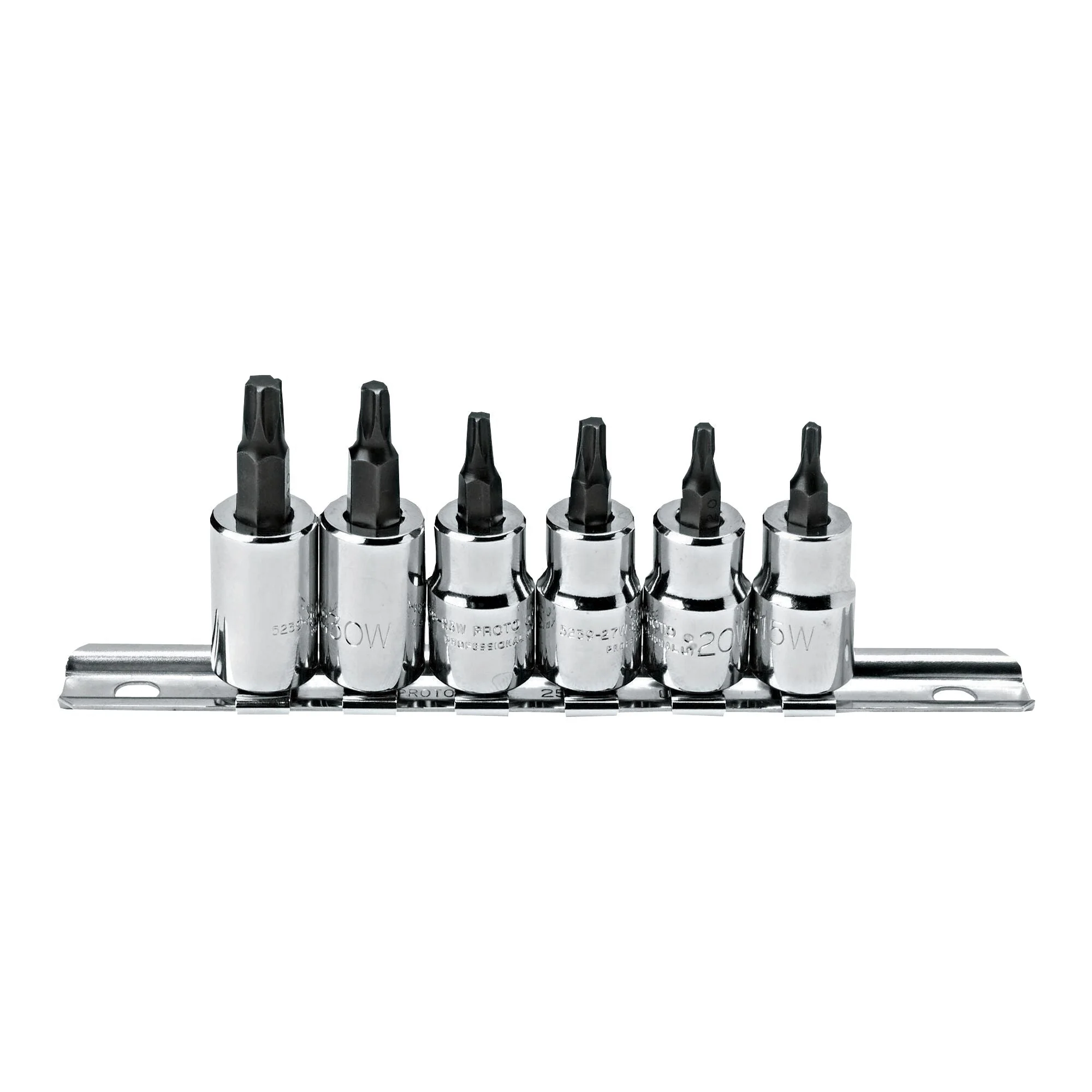 PROTO Set TORX™ Bit 3/8 Dr 6 Pc