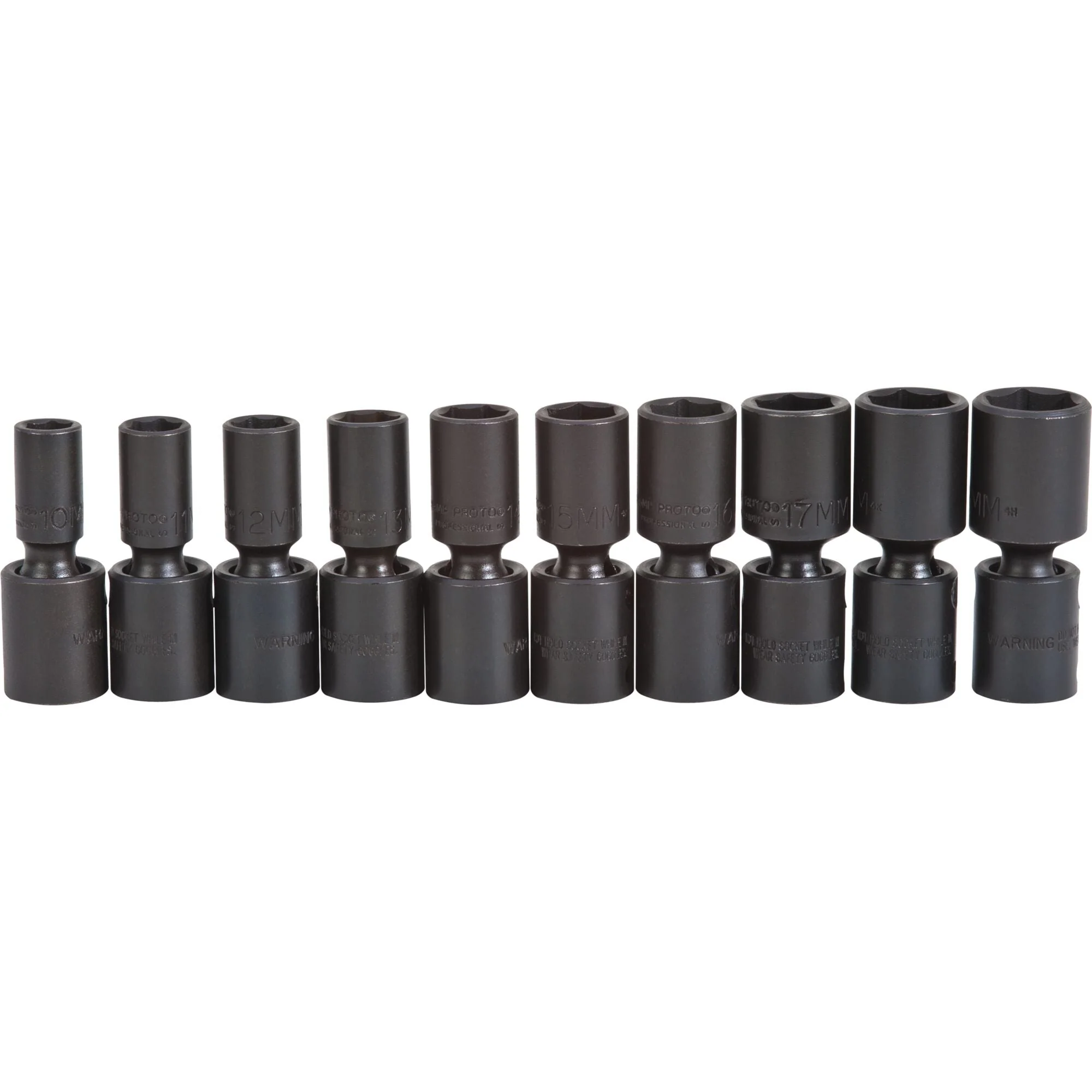 PROTO 3/8Dr 10Pc Mm Dp Unvimp Sktset