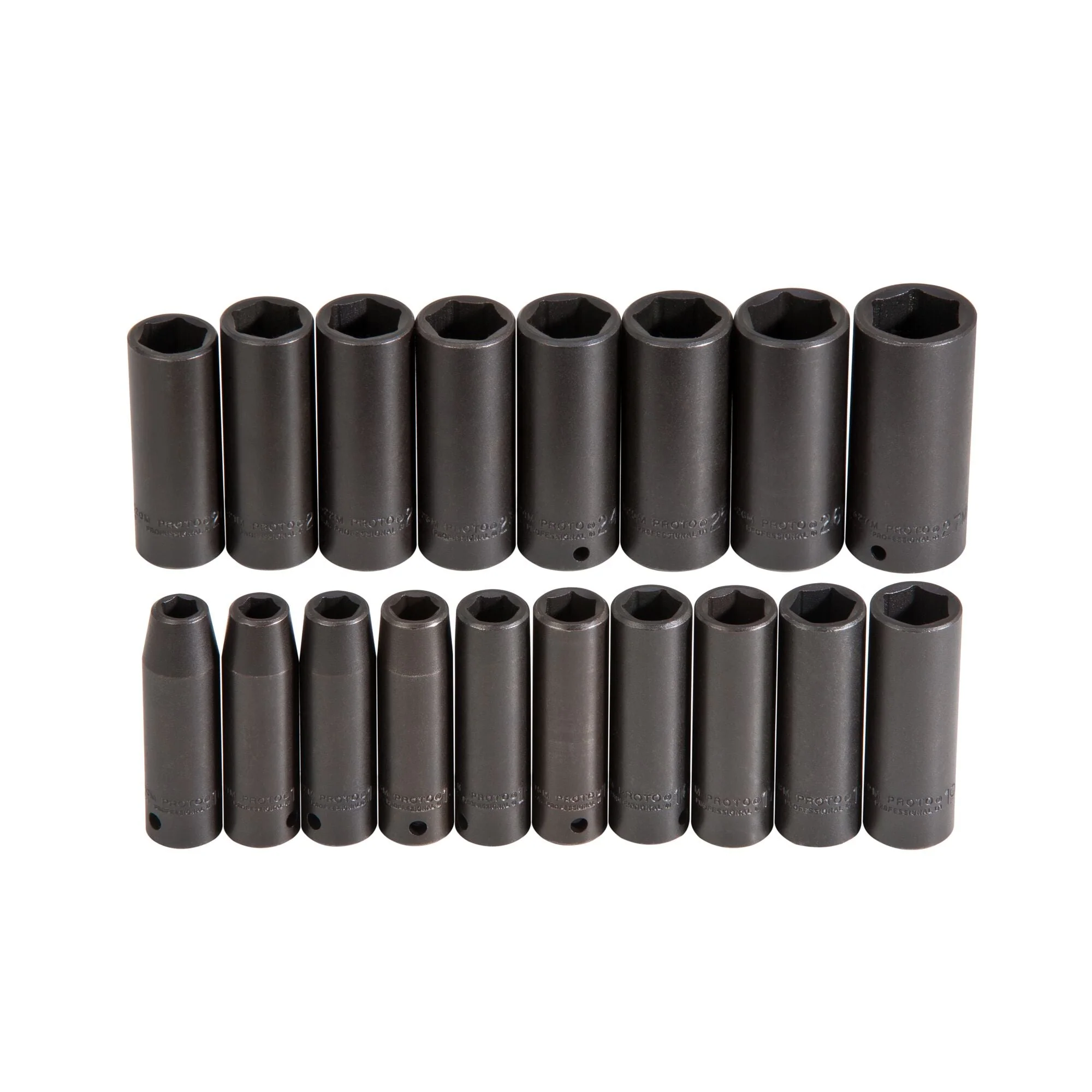 PROTO 1/2Dr Imp Set 10-27Mm Dp 18Pc