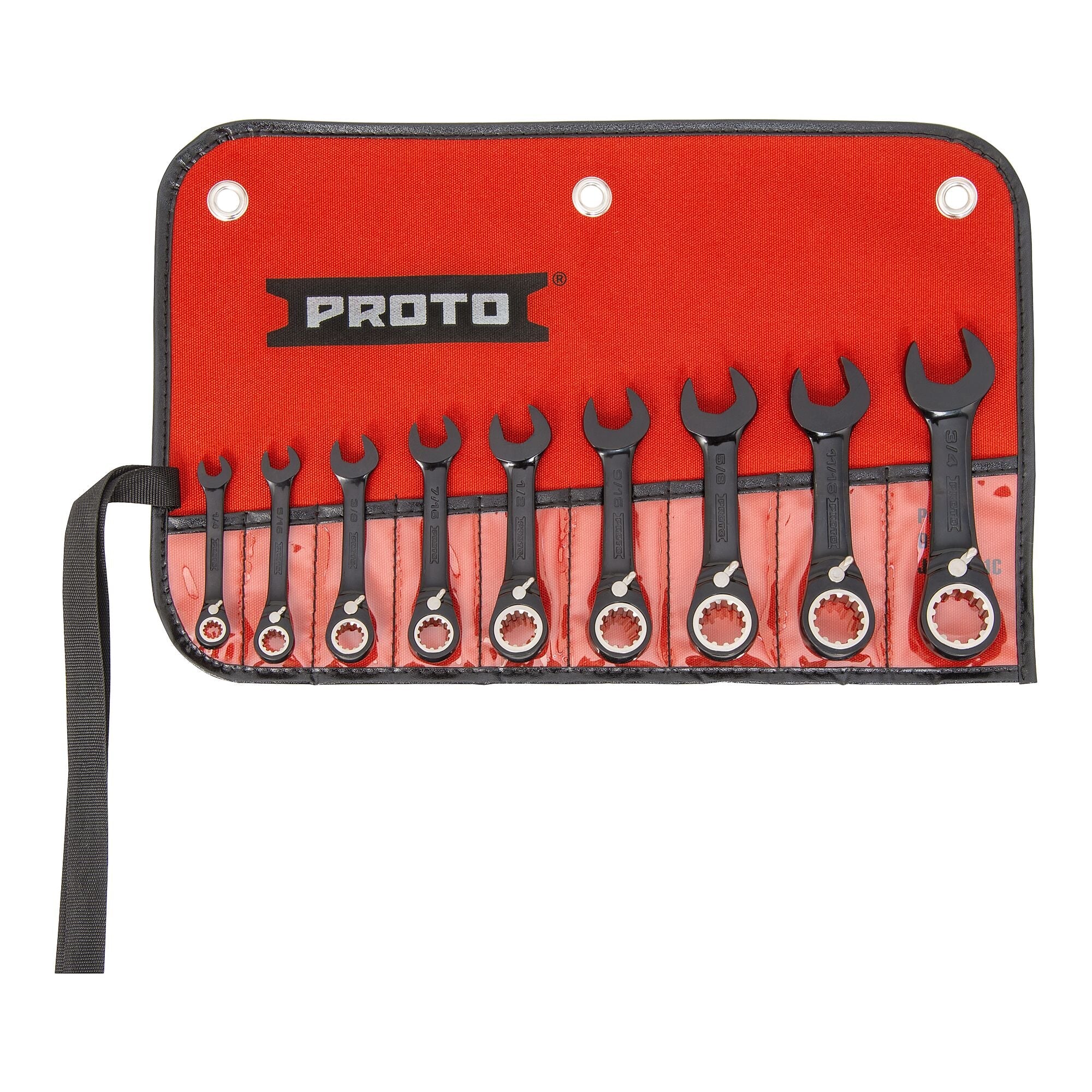 9 Pc Ratcheting Wrench Set (Forged Steel)
