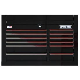 PROTO 42 Inch 12 Drwr Top Black Chrome