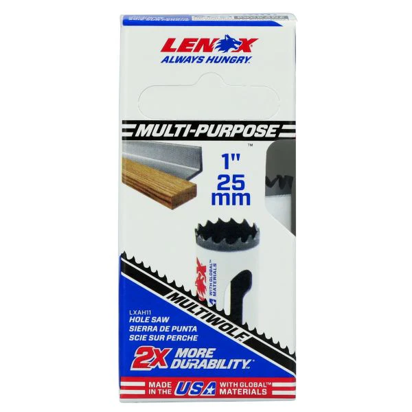LENOX 1" Speed Slot Bi-Metal Hole Saw With T3 Technology