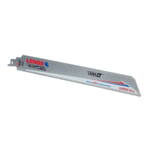 LENOX 12 in. x 1 in. LAZER CT 10 TPI Carbide Tipped Reciprocating Saw Blade