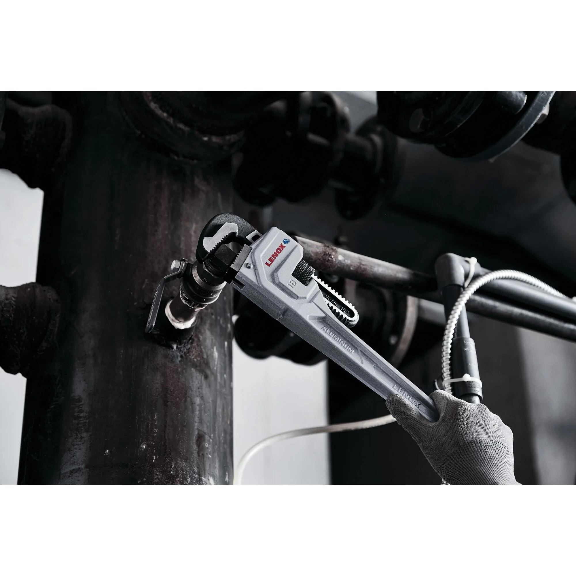 LENOX Aluminum Pipe Wrench 18"