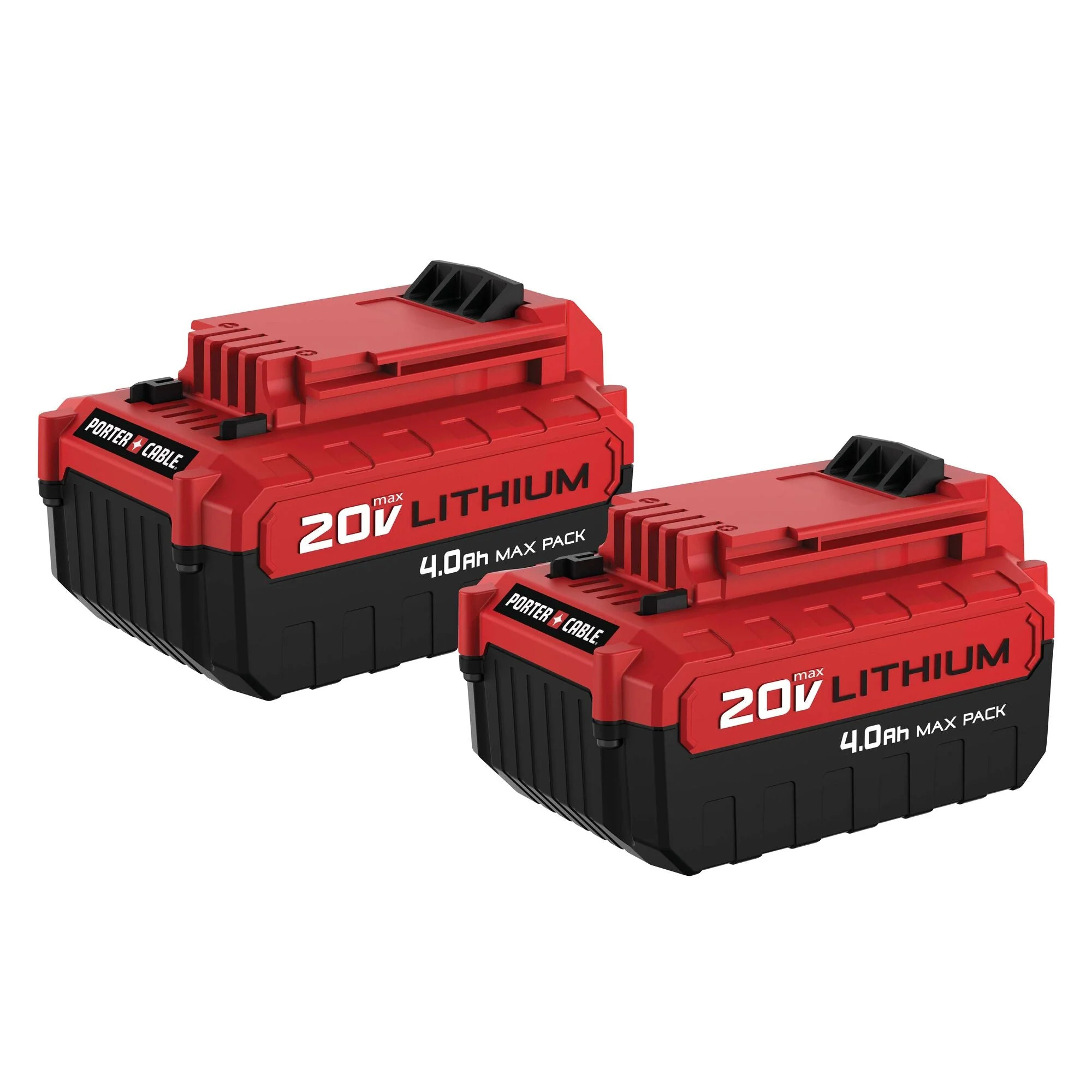 PORTER-CABLE 20V Max Lithium Battery, 4.0-Ah, 2-Pack