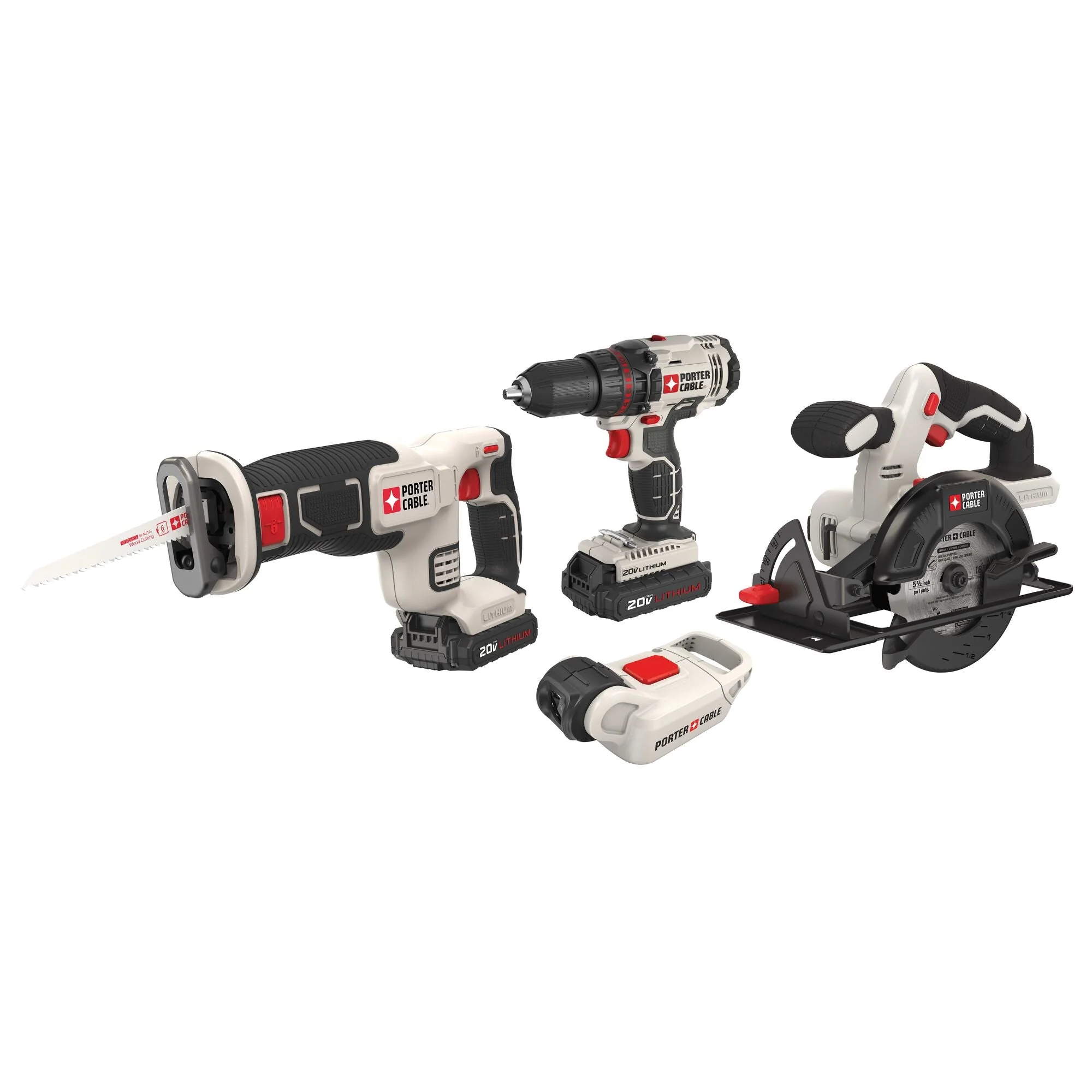 PORTER-CABLE Cordless Drill Combo Kit Power Tool, 4-Tool