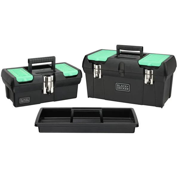BLACK+DECKER reviva™ Toolbox Bundle, Tool Storage Organizer, 19" and 12" - REVST19129FF