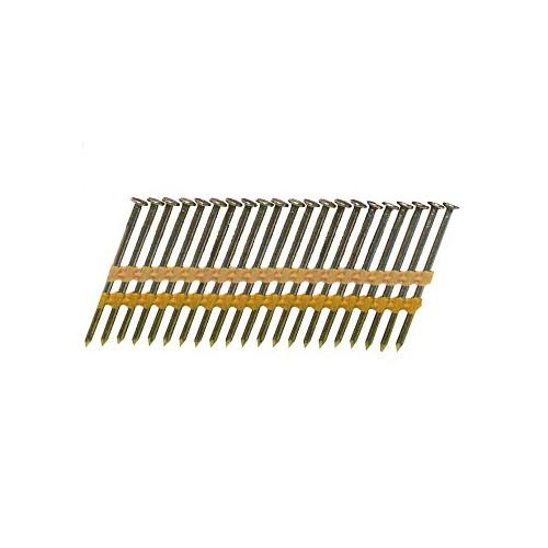 4,000-Qty. 3" X .120 Smooth Shank 21 Degree Plastic Collated Stick Framing Nails