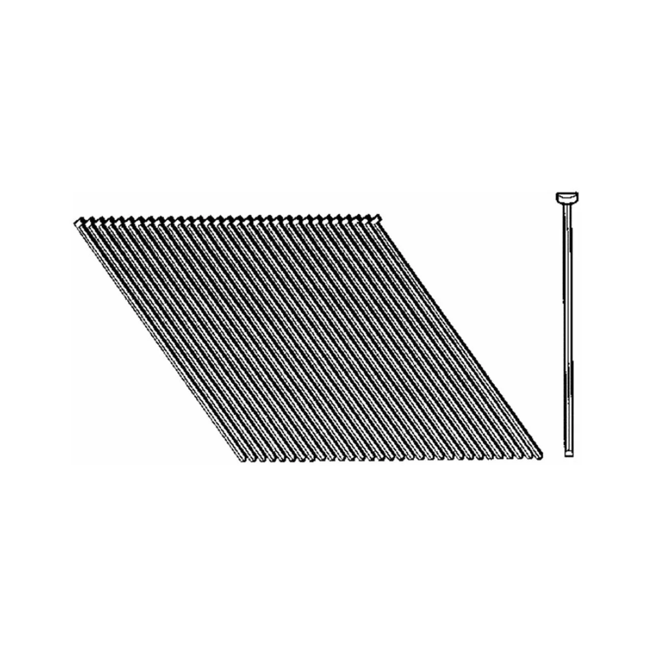 BOSTITCH 5,000-Qty. 2-3/8" X .113 Smooth Shank 21 Degree Plastic Collated Stick Framing Nails