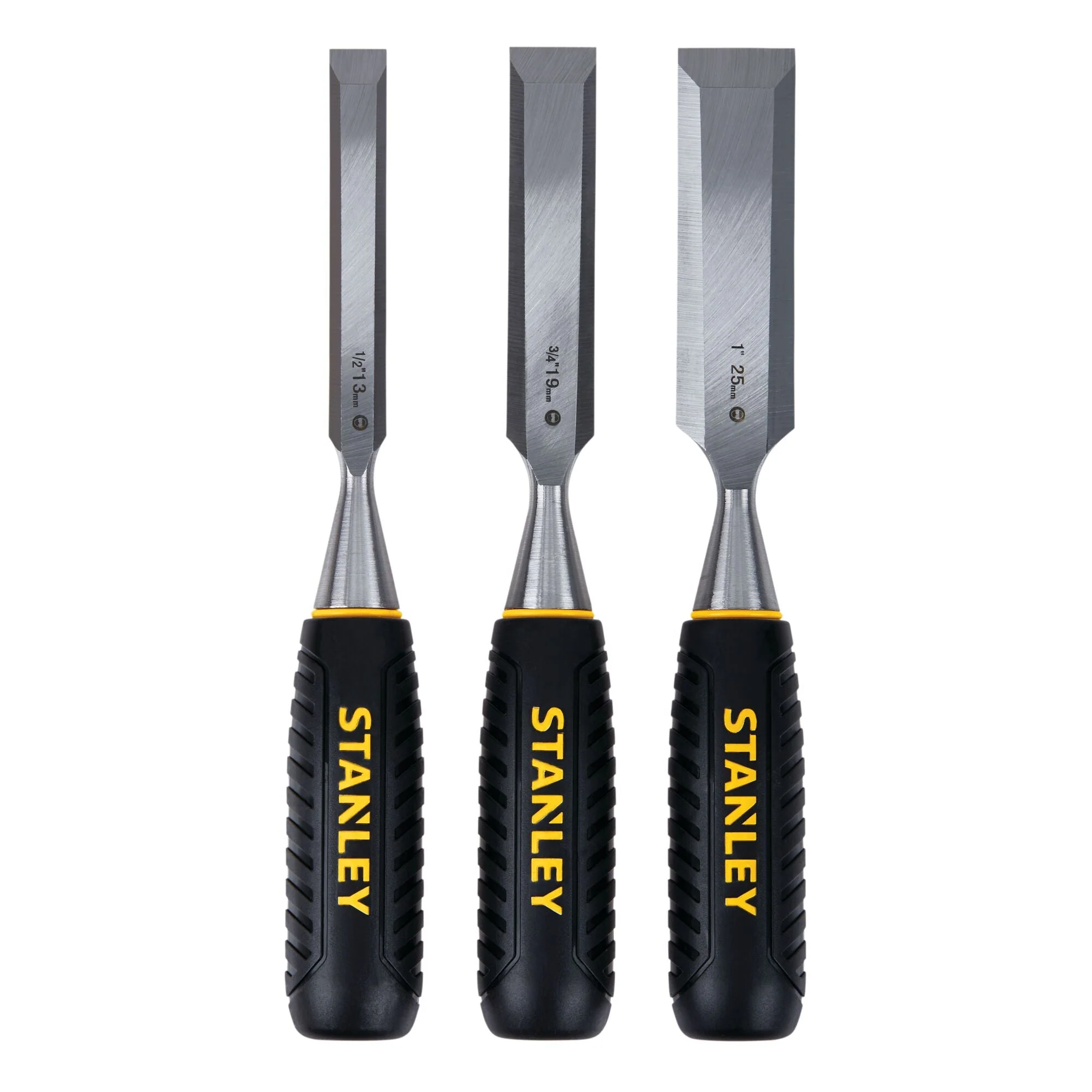 STANLEY 3Pc Wood Chisel Set