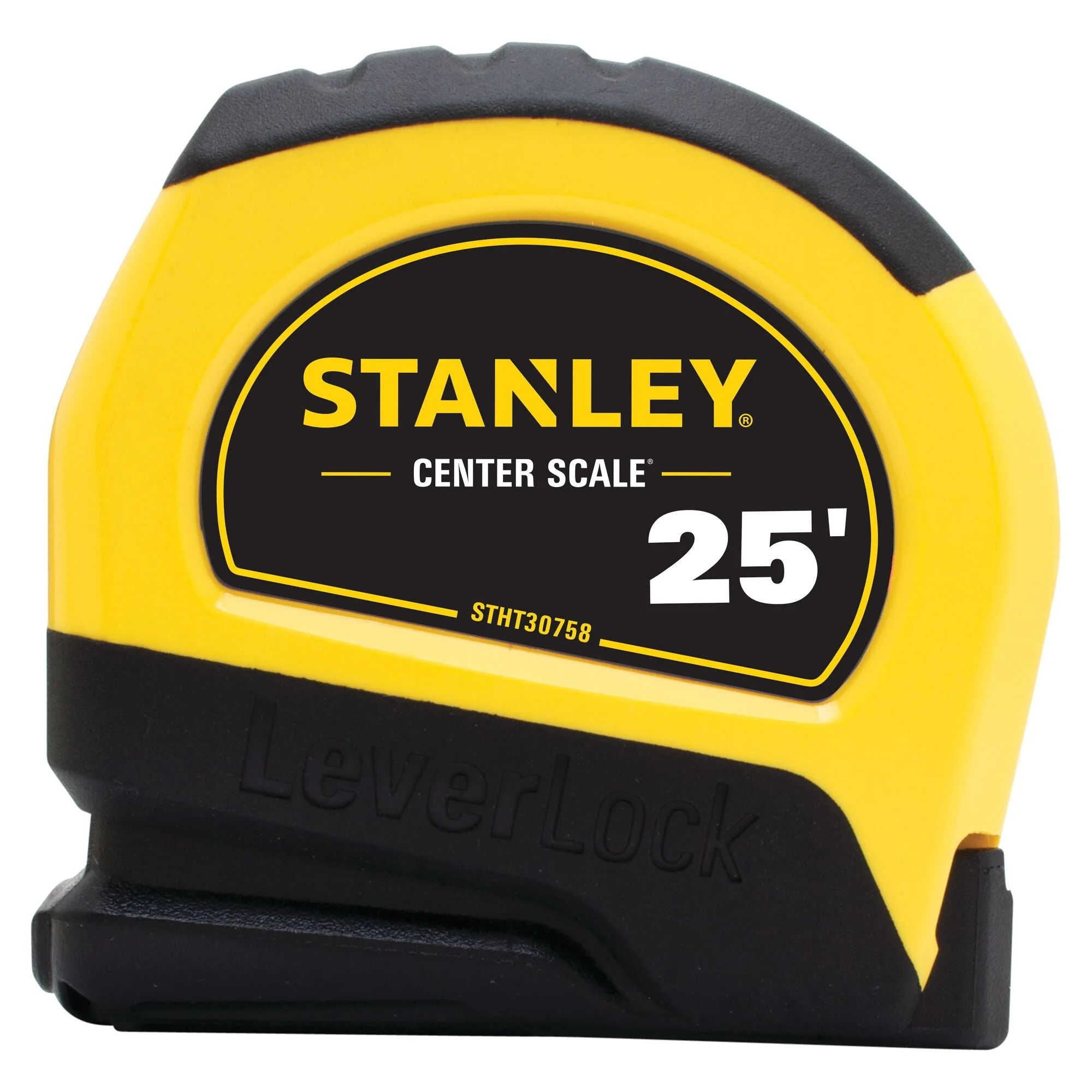 STANLEY 25 Ft. Center Read Leverlock Tape Measure