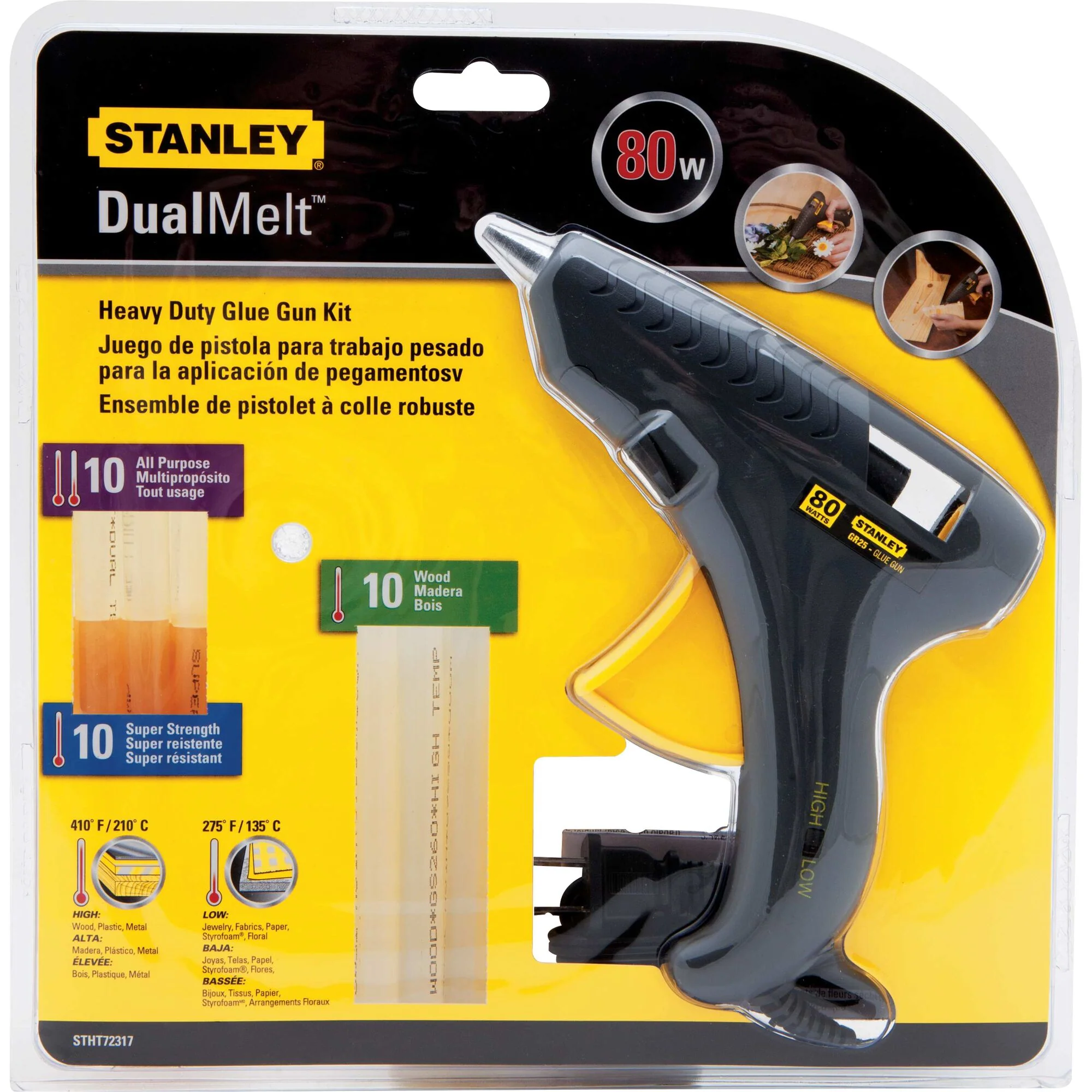 STANLEY Gr25 Glue Gun Kit W/30 Gl