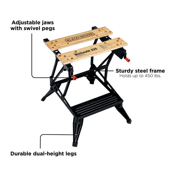BLACK+DECKER Portable Work Bench And Vise